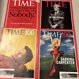 4 Time Magazines Sabrina, Mahomes, Trump If He Wins 2023, 2024